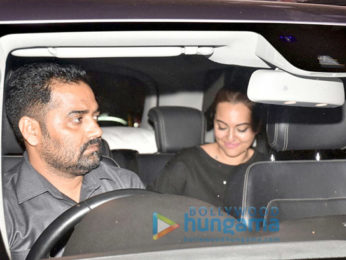 Sonakshi Sinha snapped last night at bandra