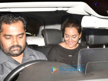 Sonakshi Sinha snapped last night at bandra