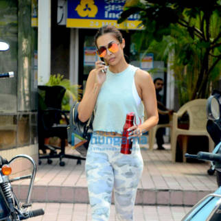 Malaika Arora Khan spotted after a gym session