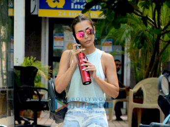 Malaika Arora Khan spotted after a gym session