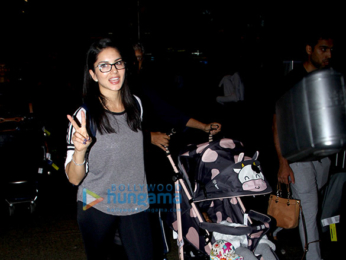 Sunny Leone snapped at the airport