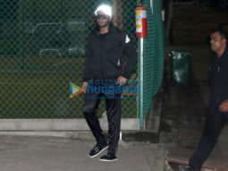 Ranveer Singh spotted at a football ground in Bandra