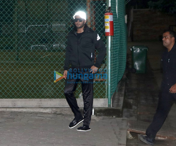 Ranveer Singh spotted at a football ground in Bandra