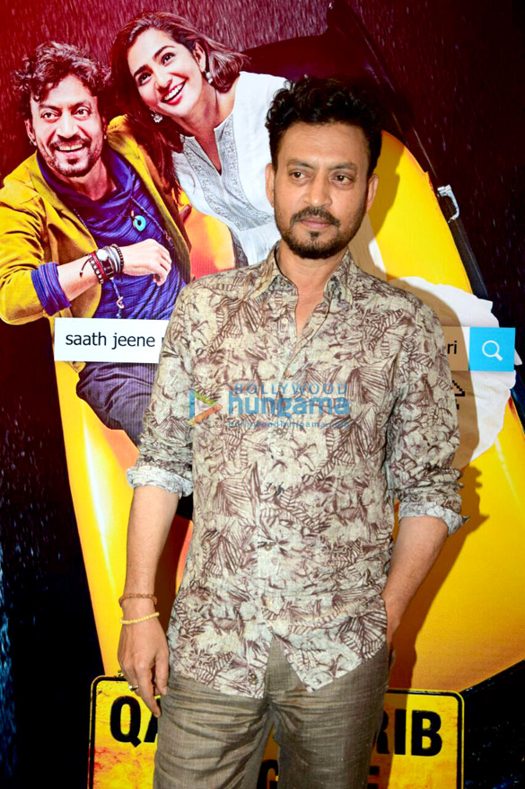 irrfan khan promotes qarib qarib singlle 2