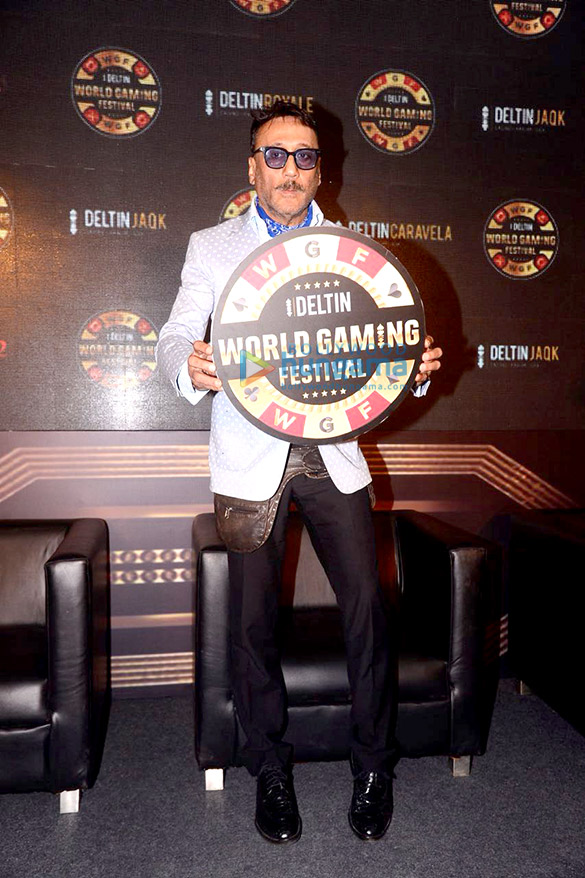 jackie shroff at the launch of deltin world gaming festival 1