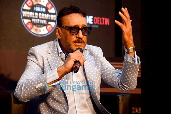 jackie shroff at the launch of deltin world gaming festival 2