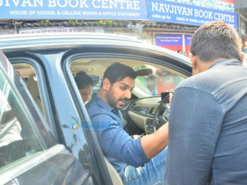 John Abraham and wife Priya Runchal at Western Hotel in Bandra