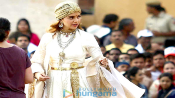 ON THE SETS: Kangana Ranaut shoots for Manikarnika in this royal attire and it is elegant yet powerful