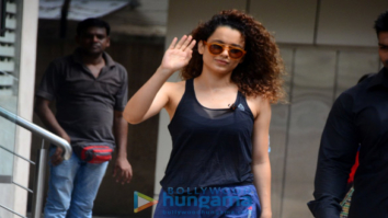 Kangana Ranaut snapped at dance rehearsals