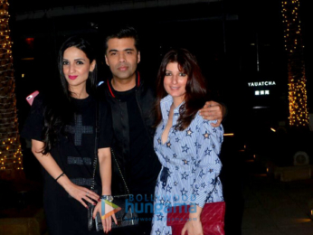 Karan Johar and Twinkle Khanna snapped outside Yauatcha