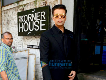 Karan Johar snapped at the Korner House