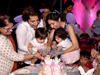 Karanvir Bohra and Teejay Sidhu's daughter's birthday bash