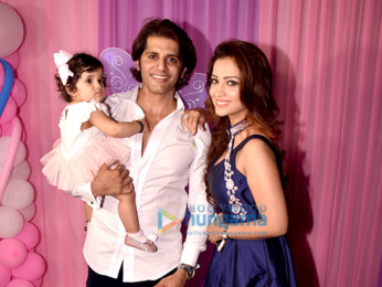 Karanvir Bohra and Teejay Sidhu's daughter's birthday bash