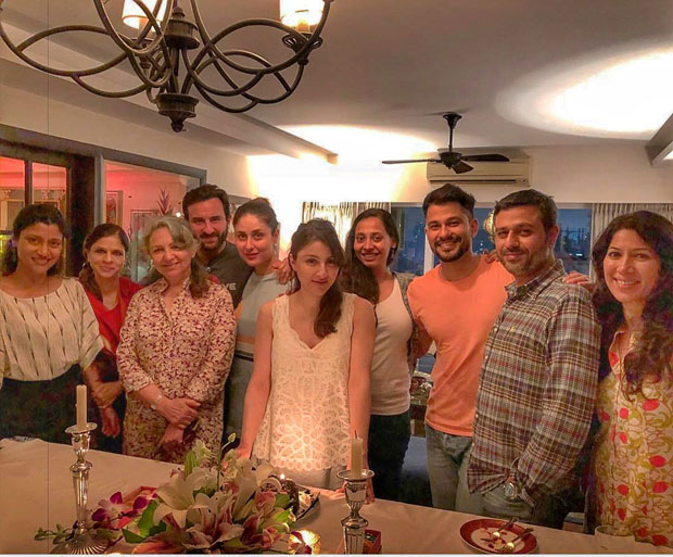 Kareena Kapoor Khan, Saif Ali Khan, Sharmila Tagore, Kunal Khemu make it family night on Soha Ali Khan's birthday