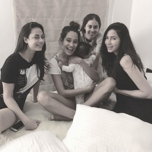 Lisa Haydon shares a cutesy baby moment with her sisters and it is adorable!
