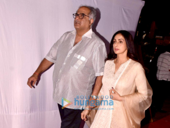 Members of Bollywood fraternity at Ram Mukerji's prayer meet