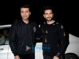 Karan Johar, Bobby Deol, Sonal Chauhan, Amrita Arora, Minissha Lamba, Kim Sharma and others at the launch of SIQS Entertainment