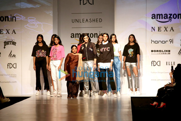 AIFW 2017: Nargis Fakhri and Milind Soman walks the ramp in New Delhi AIFW 2017: Nargis Fakhri and Milind Soman walks the ramp in New Delhi