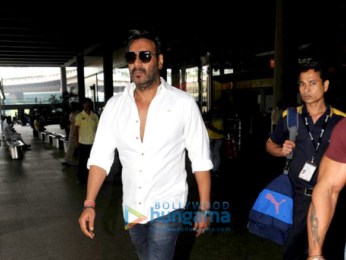 Parineeti Chopra, Arshad Warsi, Ajay Devgn airport arrive from Delhi after Golmaal Again promotions