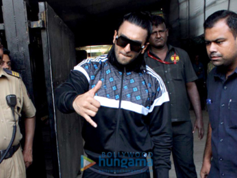 Ranveer Singh snapped outside Otters Club