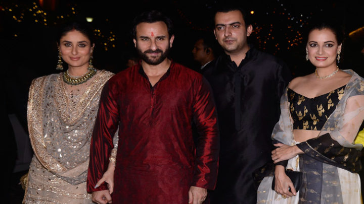 Saif Ali Khan | Kareena Kapoor Khan | Dia Mirza At Aamir Khan’s Grand Diwali Party Saif Ali Khan | Kareena Kapoor Khan | Dia Mirza At Aamir Khan’s Grand Diwali Party