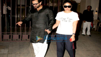 Saif Ali Khan and Kareena Kapoor Khan snapped on their anniversary