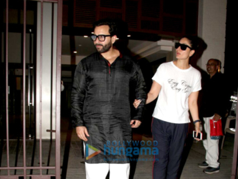 Saif Ali Khan and Kareena Kapoor Khan snapped on their anniversary