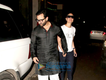 Saif Ali Khan and Kareena Kapoor Khan snapped on their anniversary