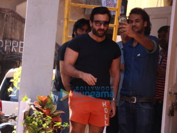 Saif Ali Khan snapped in Bandra