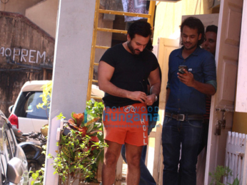 Saif Ali Khan snapped in Bandra