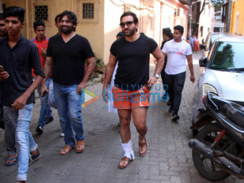 Saif Ali Khan snapped in Bandra