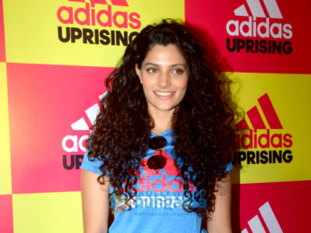 Saiyami Kher snapped at the Adidas event