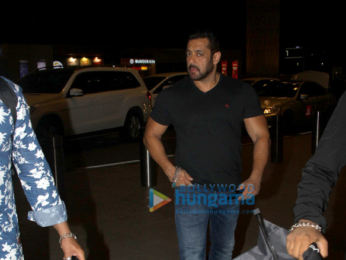 Salman Khan and Katrina Kaif snapped at the airport