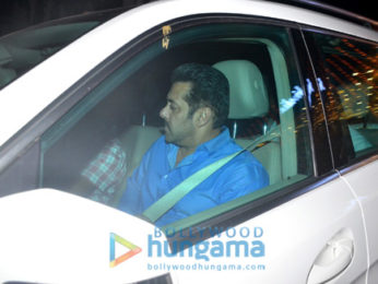 Salman Khan snapped outside his office