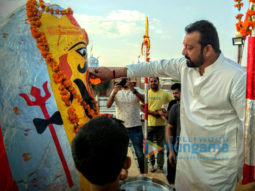 Sanjay Dutt visits a temple in Bikaner