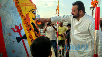 Sanjay Dutt visits a temple in Bikaner