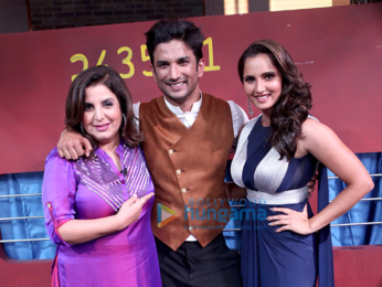 Shah Rukh Khan, Sushant Singh Rajput and Sania Mirza perform at Farah Khan’s show Lip Sing Battle
