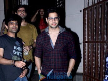 Sidharth Malhotra snapped outside a studio