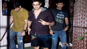 Sidharth Malhotra snapped outside a studio