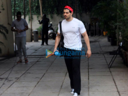 Sooraj Pancholi snapped outside Reset Gym