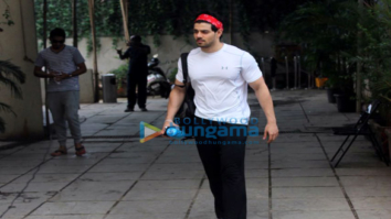Sooraj Pancholi snapped outside Reset Gym