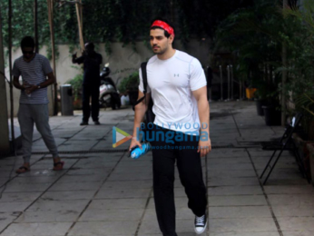 Sooraj Pancholi snapped outside Reset Gym