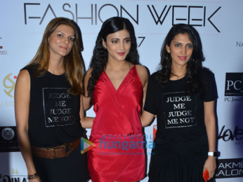 Sridevi, Shruti Hassan, Saina Nehwal walk the ramp at the 'Bangalore Times Fashion Week 2017'