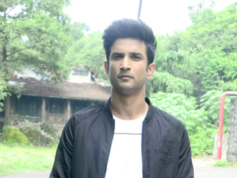Sushant Singh Rajput snapped shooting for Flying Machine's new TVC