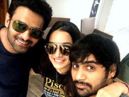 This picture of Shraddha Kapoor bonding with her boys, Prabhas and Sujeeth is adorable