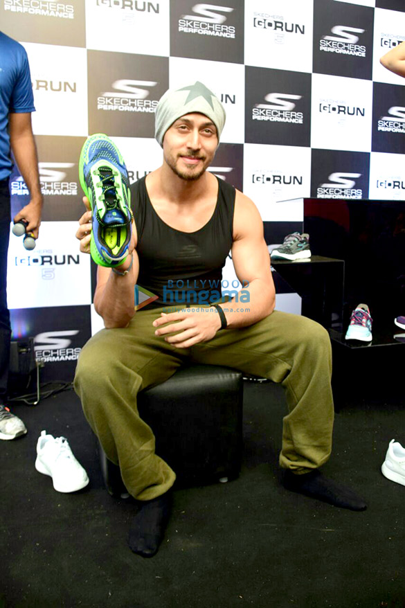 tiger shroff attends the launch of sketchers 3