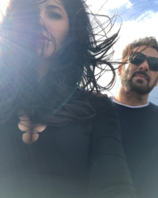 Tiger Zinda Hai Salman Khan and Katrina Kaif hang out while shooting for a song in Greece