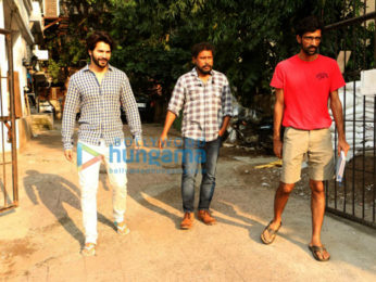Varun Dhawan spotted at Shoojit Sircar's office