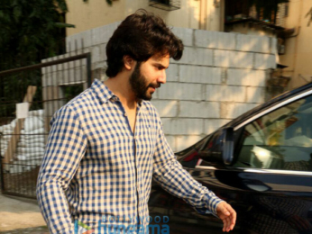 Varun Dhawan spotted at Shoojit Sircar's office