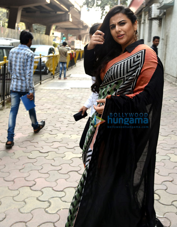 vidya balan snapped promoting tumhari sulu 4
